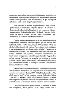 Psychologie du comportement assertif