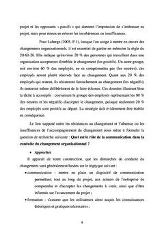 La Communication dans la conduite du changement organisationnel