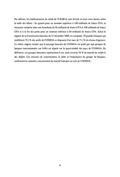 Analyse du crédit à risque bancaire dans l'économie sénégalaise