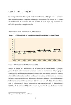 Analyse du crédit à risque bancaire dans l'économie sénégalaise
