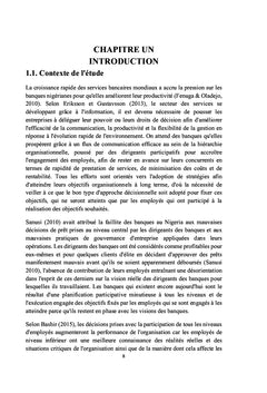 Décisions et objectifs décentralisés dans les banques