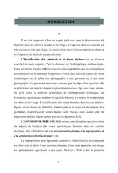 L'anthropologie médico-légale au service des autorités judiciaires