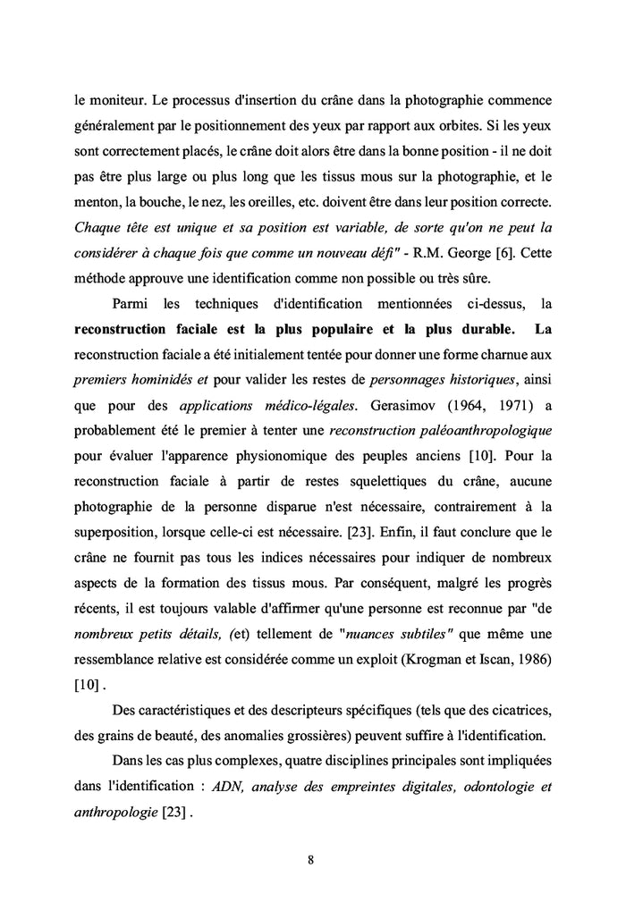 L'anthropologie médico-légale au service des autorités judiciaires