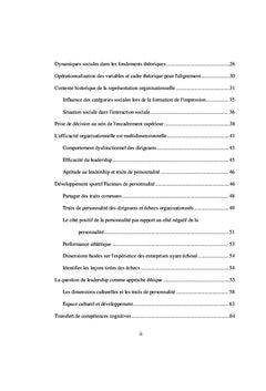 Développement athlétique Facteurs de personnalité et prise de décision