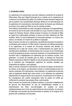 Capitalisme, nationalisme et conflit