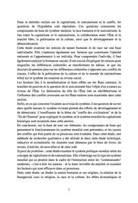 Capitalisme, nationalisme et conflit