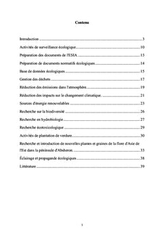 Recherche complexe sur les problèmes environnementaux dans la péninsul