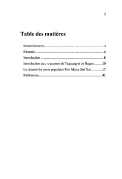 Une analyse structurelle dans le conte folklorique Min Maha Giri Nat