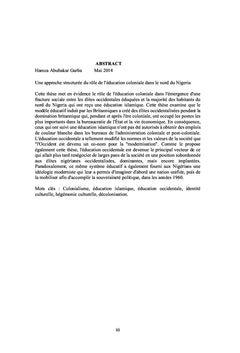 L'impact de l'éducation coloniale dans le nord du Nigeria