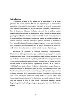 Utilisation des portfolios électroniques pour développer l'évaluation formative et les attitudes