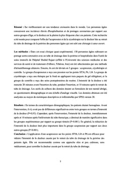Comparer l'effet de l'acupression et de la cryothérapie sur la douleur