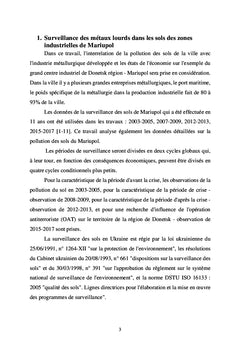 Cicatrices de l'économie : les métaux lourds