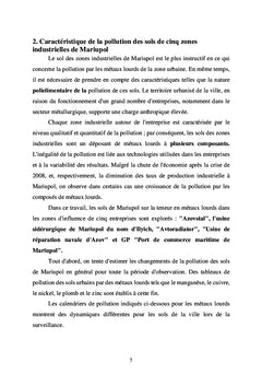 Cicatrices de l'économie : les métaux lourds