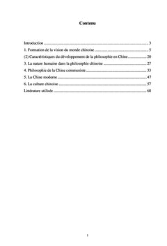 La vision chinoise du monde