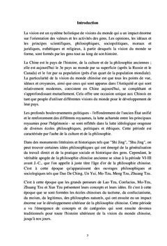 La vision chinoise du monde