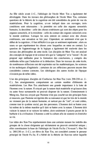 La vision chinoise du monde