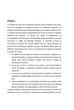 Le financement des entreprises et sa mise en oeuvre stratégique