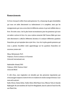 Le financement des entreprises et sa mise en oeuvre stratégique