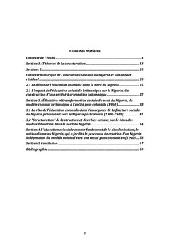 L'impact de l'éducation coloniale dans le nord du Nigeria