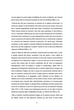 L'impact de l'éducation coloniale dans le nord du Nigeria
