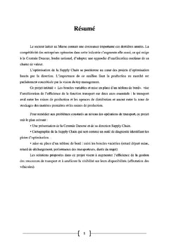 L'optimisation des coûts de transport