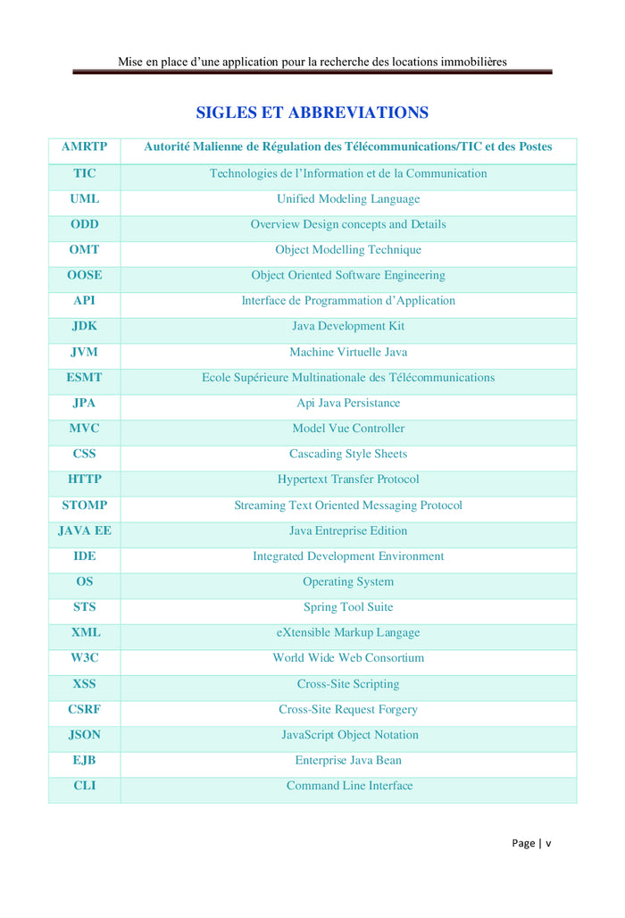 Gestion de location immobilière cas du Sénégal