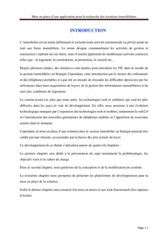 Gestion de location immobilière cas du Sénégal
