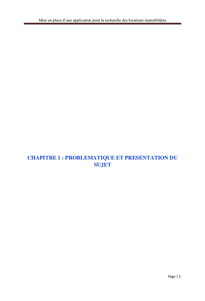Gestion de location immobilière cas du Sénégal