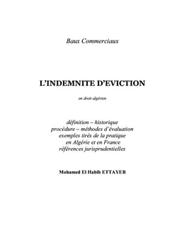 L'indemnité d'éviction