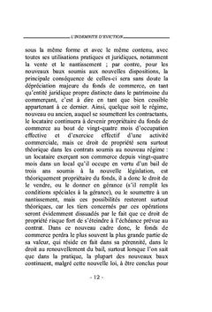 L'indemnité d'éviction