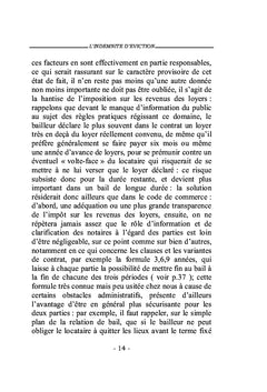 L'indemnité d'éviction