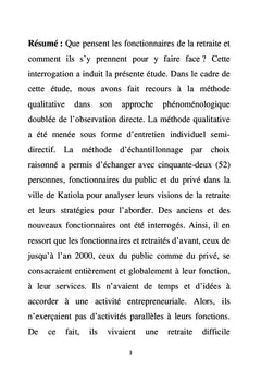 Les fonctionnaires d'hier à aujourd'hui
