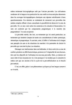L'alchimie des nouvelles souches de proverbes