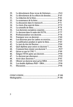 Faut-il obtenir un doctorat?