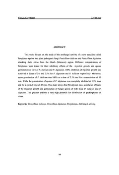 Activite antifongique du perydroxan