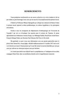 La charte éthique des peuples de l'Ouest Cameroun