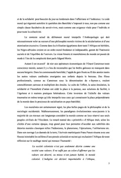 La charte éthique des peuples de l'Ouest Cameroun