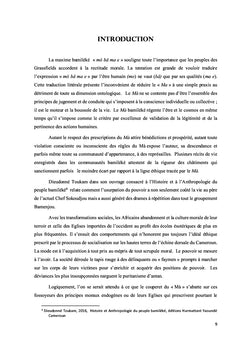 La charte éthique des peuples de l'Ouest Cameroun