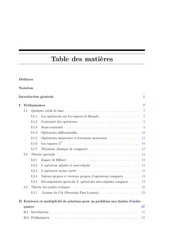 Etude quelques problèmes aux limites d'ordre supérieur