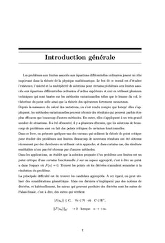 Etude quelques problèmes aux limites d'ordre supérieur