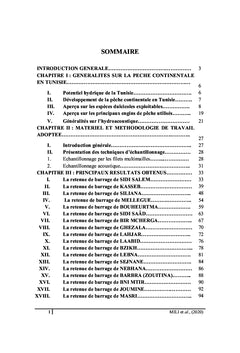 La pisciculture continentale en Tunisie