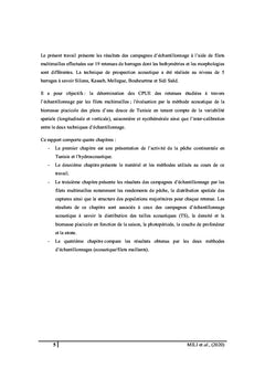 La pisciculture continentale en Tunisie