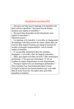 Fondements théoriques de traduction scientifique