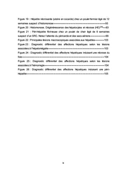 LES AFFECTIONS HEPATIQUES CHEZ LA POULE