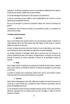 Étude biologique, halieutique et environnementale de la zone côtière entre le port de Cap Kelati