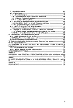 Plan de Gestion Intégrée de la Zone Côtière Moulouya / Saidia