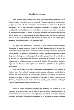 Contrôle qualité des produits halieutiques
