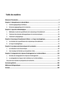 Dynamique de l'ensablement et protection des Niayes de Mboro
