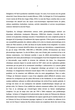 Dynamique de l'ensablement et protection des Niayes de Mboro