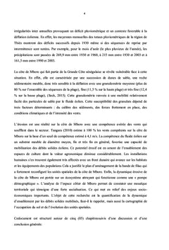 Dynamique de l'ensablement et protection des Niayes de Mboro